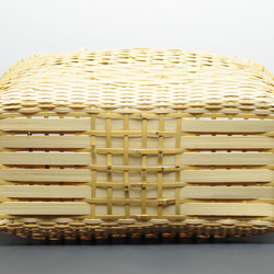竹かごバッグ　買い物かご　マルシェカゴバッグ　職人手作りの日本製 5枚目の画像
