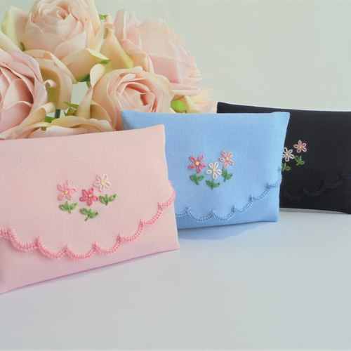 n＊　スカラップ　レッスンバッグ　ティッシュケース　ポーチ　手刺繍　お受験 ar-0010-m-02-pl.jpg