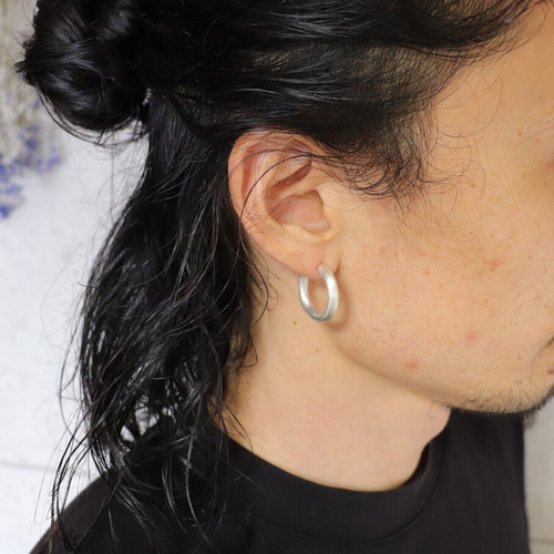 アンドゥムルメステール ピアス イヤリング フープピアス シルバー ユニセックス アンドゥムルメステール ピアス イヤリング フープピアス