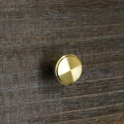 工匠直送 黃銅把手旋鈕抽屜門廚房櫥櫃櫥櫃仿古時尚金色 Φ20mm 第5張的照片