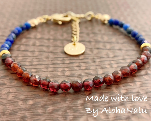 ラピスラズリ天使とセレナイトブレスレット 769133005326b1428f8fe7c4446dda