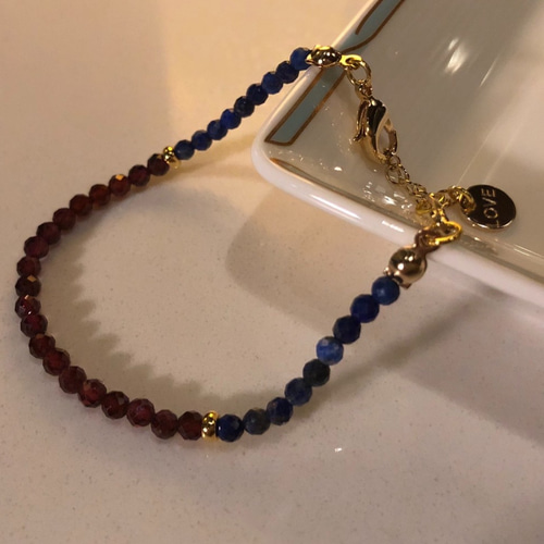 Garni ガルニ ブレスレット 天然石 ラピスラズリ Garni ガルニ ブレスレット 天然石 ラピスラズリ