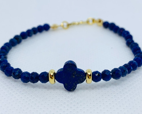 最強運の石ラピスラズリの天然石ブレスレット ブレスレット