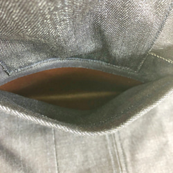 apron dress (革底ポケット) デニム エプロン 6枚目の画像