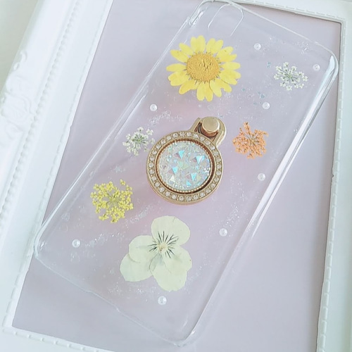 tama様ご確認ページ⭐︎押し花ケース 全機種対応 押し花スマホケース スマホケース・カバー tama 通販