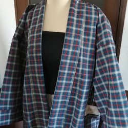 着物リメイク　羽織コート 2枚目の画像