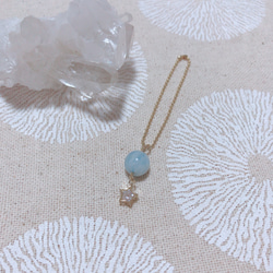 429 アクアマリン×Sカットクォーツ×オブシディアン　天然石　お守り yo-fs-0037_1.jpg