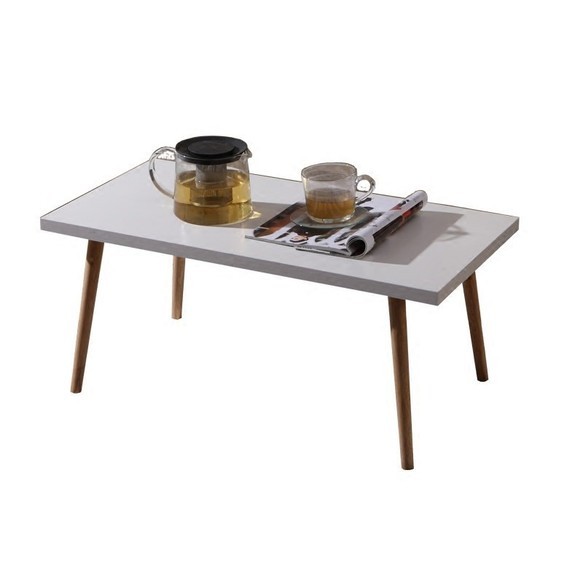 オーダーメイド 職人手作り センターテーブル 白家具 ソファーテーブル 北欧モダン おうち時間 天然木 無垢材 LR