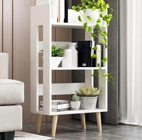 オーダーメイド 職人手作り オープンシェルフ 本棚 見せる収納 白家具