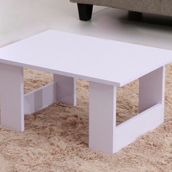 オーダーメイド 職人手作り センターテーブル ローテーブル 座卓 机 白家具 テーブル おうち時間 無垢材 木工 LR 2枚目の画像