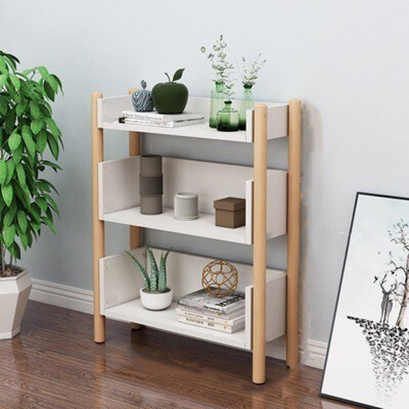 オープンシェルフ 4段 ヴィンテージ 無垢 特注品 オープンラック 木製