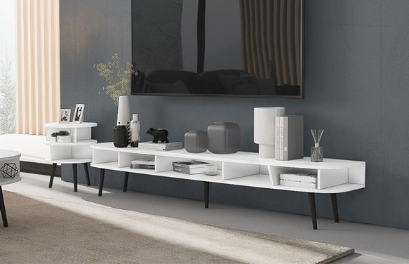 オーダーメイド 職人手作り ローボード テレビ台 白家具 北欧モダン ホワイト おうち時間 無垢材 天然木 木工 LR