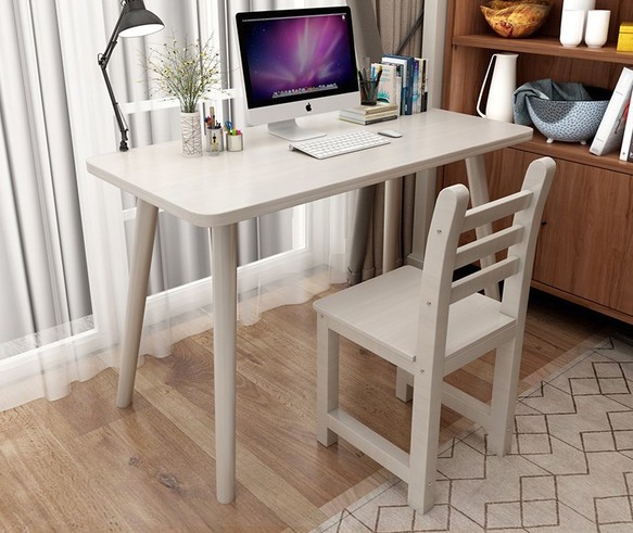 オーダーメイド 職人手作り パソコンデスク テーブル 学習机 机 白家具