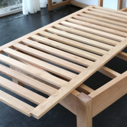 オーダーメイド 職人手作り ベッド スノコベッド 天然木 家具 寝具 木目 木工 無垢材 おうち時間 エコ LR 3枚目の画像