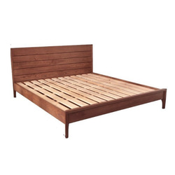 オーダーメイド 職人手作り ベッド そのこベッド 天然木 無垢材 寝具 おうち時間 木目 手作り 木工 エコ LR 2枚目の画像