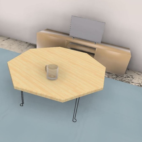 職人手作り！木製足折り畳み式テーブル！