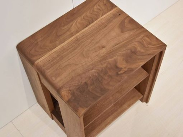 オーダーメイド 職人手作り プリンター台 サイドテーブル テレワーク おうち時間 家具 天然木 無垢材 木工 エコ LR 3枚目の画像