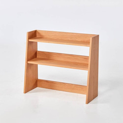 【ヒノキ無垢材】3段カフェシェルフ13cmタイプ アンティーク　キッチンラック ヒノキ無垢材】3段カフェシェルフ13cmタイプ アンティーク