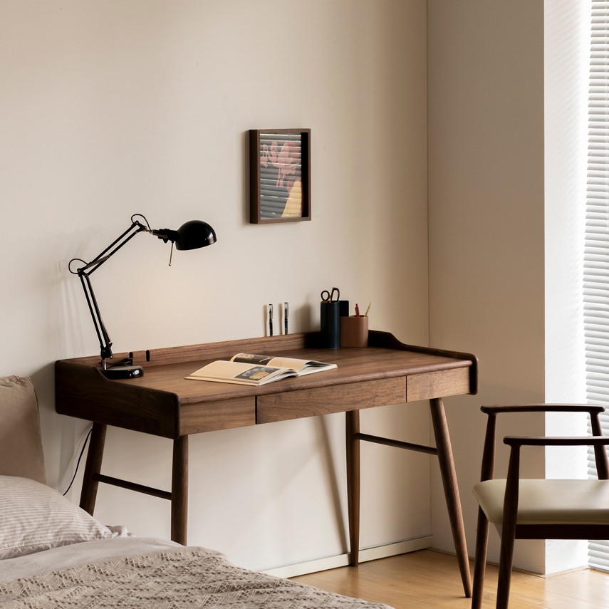 オーダーメイド 職人手作り デスク パソコンデスク テーブル 机 テレワーク おうち時間 天然木 無垢材 家具 LR