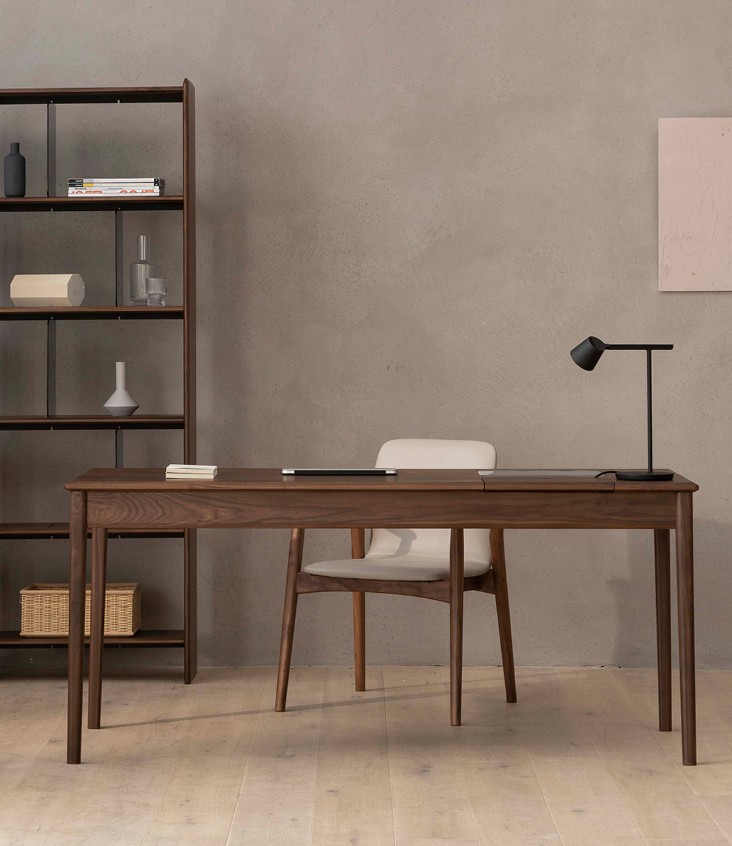 オーダーメイド 職人手作り デスク パソコンデスク テーブル 机 テレワーク おうち時間 天然木 無垢材 家具 LR