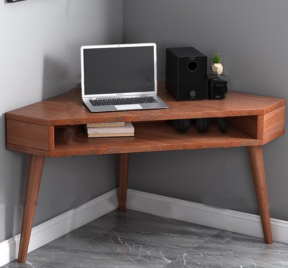 デスク (ライフ/ワーク/コーナー） 木製・スタイリッシュ・レッドオーク材 デスク (ライフ/ワーク/コーナー） 木製・スタイリッシュ
