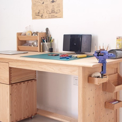 【送料込】パソコンデスク 作業机 テーブル 学習机 家具 木製家具 オーダーメイド 職人手作り 学習机 デスク パソコンデスク