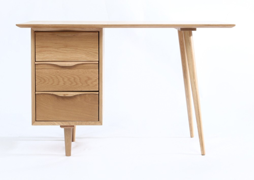 オーダーメイド 職人手作り パソコンデスク 机 テーブル 無垢材 木目 収納 天然木 おうち時間 エコ テレワーク LR