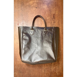 （定做）豬皮革Dark Brown 1970&#39;s Carry All Back Tote Bag 第1張的照片