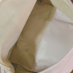 皮革粉紅色袋包背包 第5張的照片