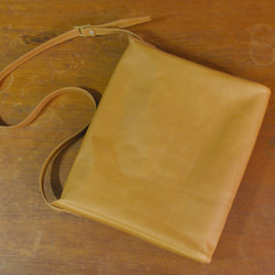 皮革棕郵件包單肩包按（SALE品）壁紙加工型 第2張的照片