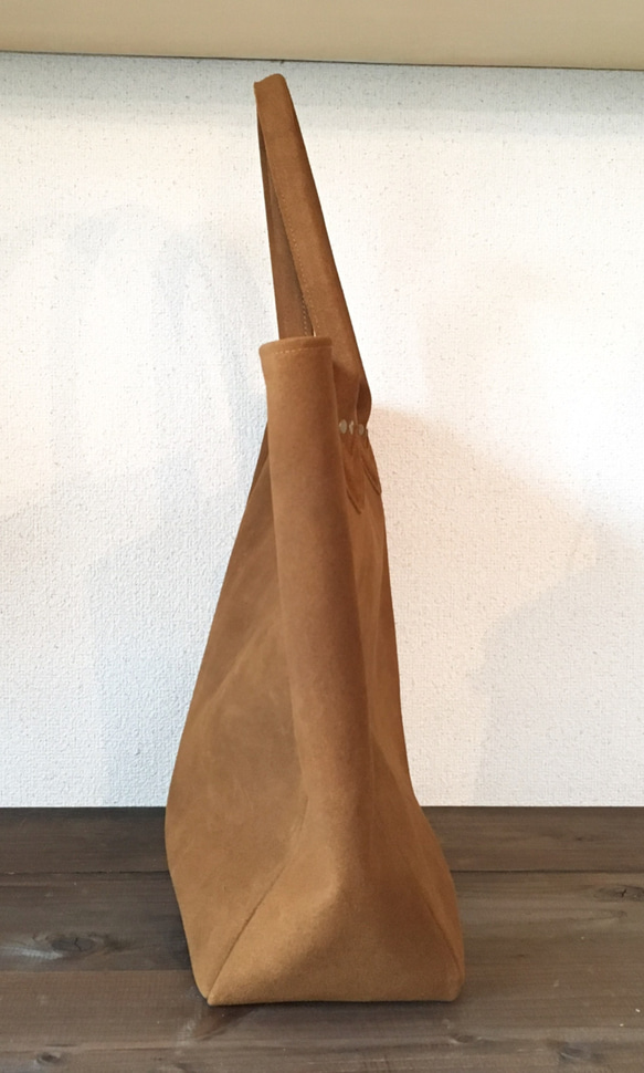 katsuko先生訂購了Suede Cowhide Brown 1970年代的Carry All Back Tote Bag 第2張的照片
