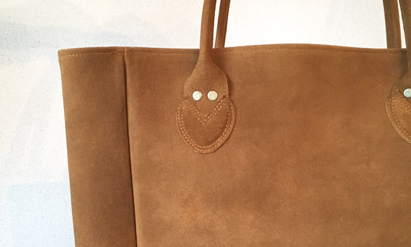 katsuko先生訂購了Suede Cowhide Brown 1970年代的Carry All Back Tote Bag 第3張的照片