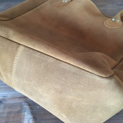 katsuko先生訂購了Suede Cowhide Brown 1970年代的Carry All Back Tote Bag 第4張的照片