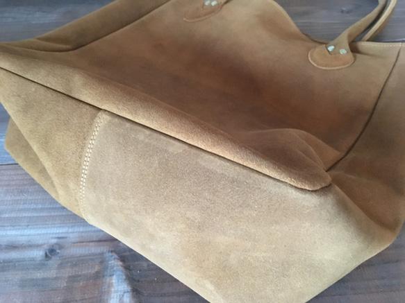 katsuko先生訂購了Suede Cowhide Brown 1970年代的Carry All Back Tote Bag 第4張的照片