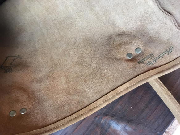 katsuko先生訂購了Suede Cowhide Brown 1970年代的Carry All Back Tote Bag 第5張的照片