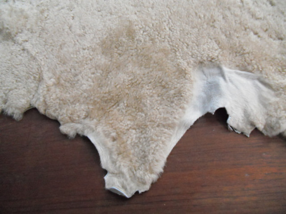 限定2枚 山羊革 ラグマット 玄関マット 絨毯 カーペット 2枚目の画像
