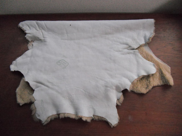 限定2枚 山羊革 ラグマット 玄関マット 絨毯 カーペット 3枚目の画像