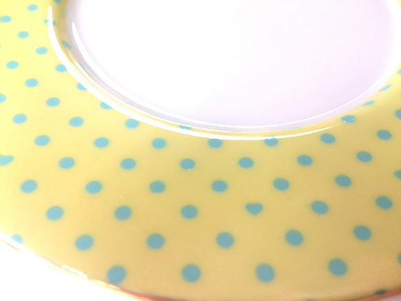 c&s dot＊stripe　yellow×blue 3枚目の画像