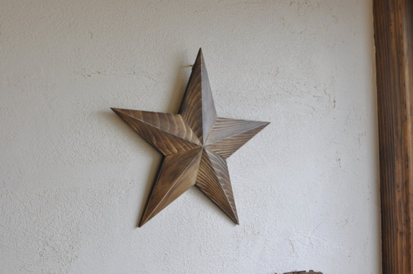 30cm木製barnstar木製物體星星 第6張的照片