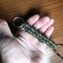 Rattlesnake Key Fob パラコード　キーホルダー 2枚目の画像