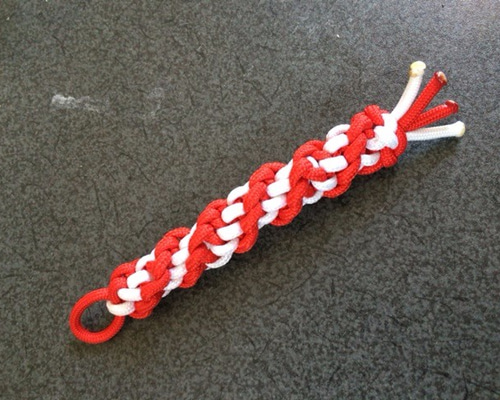 Corkscrew Crown Sinnet パラコード キーホルダー キーリング J-KING