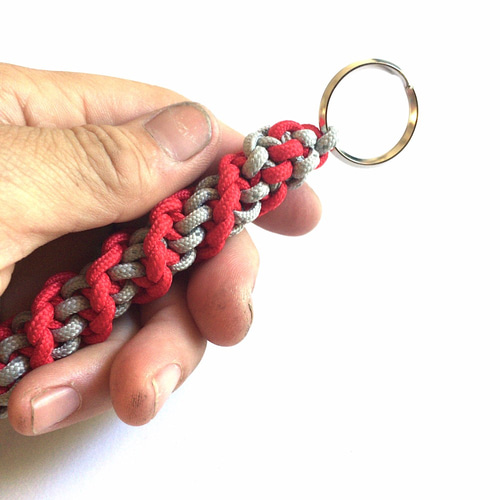 Corkscrew Crown Sinnet パラコード キーホルダー キーリング J-KING