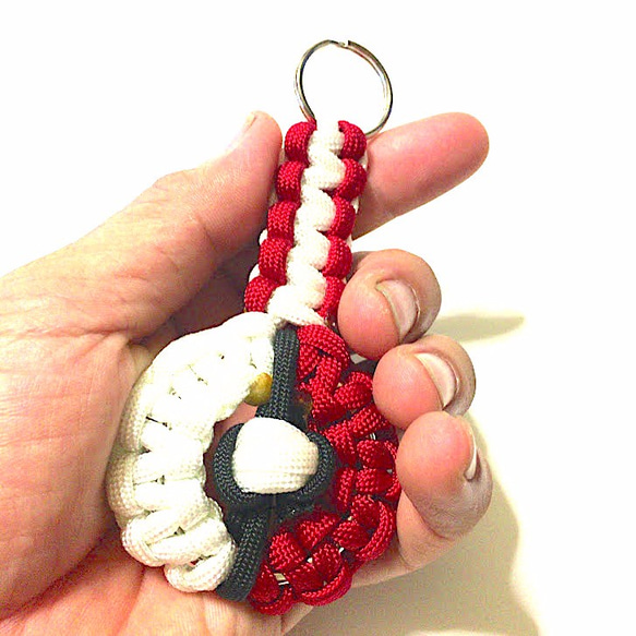 ポケボール　キーホルダー　Pokeball Paracord Keychain 2枚目の画像