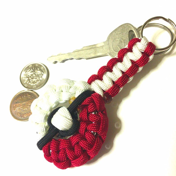 ポケボール　キーホルダー　Pokeball Paracord Keychain 3枚目の画像