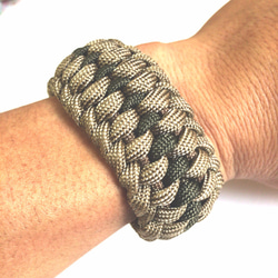 パラコードブレスレット　Mated Half Hitch Paracord 3枚目の画像