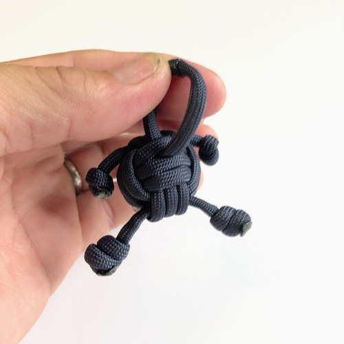 【希少】Blackflag✖️Trygod限定 キーホルダー　大小2個セット TROIKA（トロイカ） 黒猫のキーリング、フェリックス