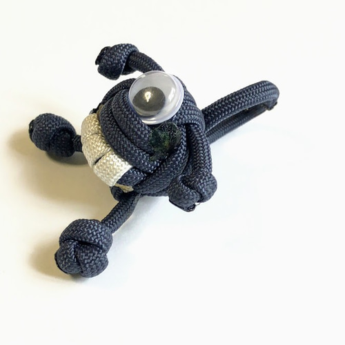 パラコード人形 モンスター マイク君 紺 キーリング J-KING 通販