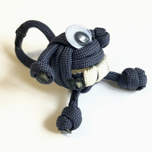 パラコード人形 モンスター マイク君 紺 キーリング J-KING 通販