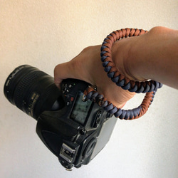 カメラストラップ　パラコード　Paracord Snake Knot Camera Wrist Strap 5枚目の画像