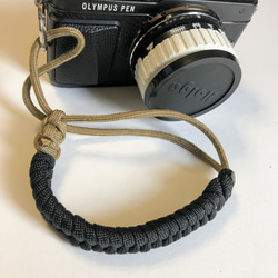 カメラストラップ　パラコード　Paracord Fishtail Camera Wrist Strap　BT 2枚目の画像